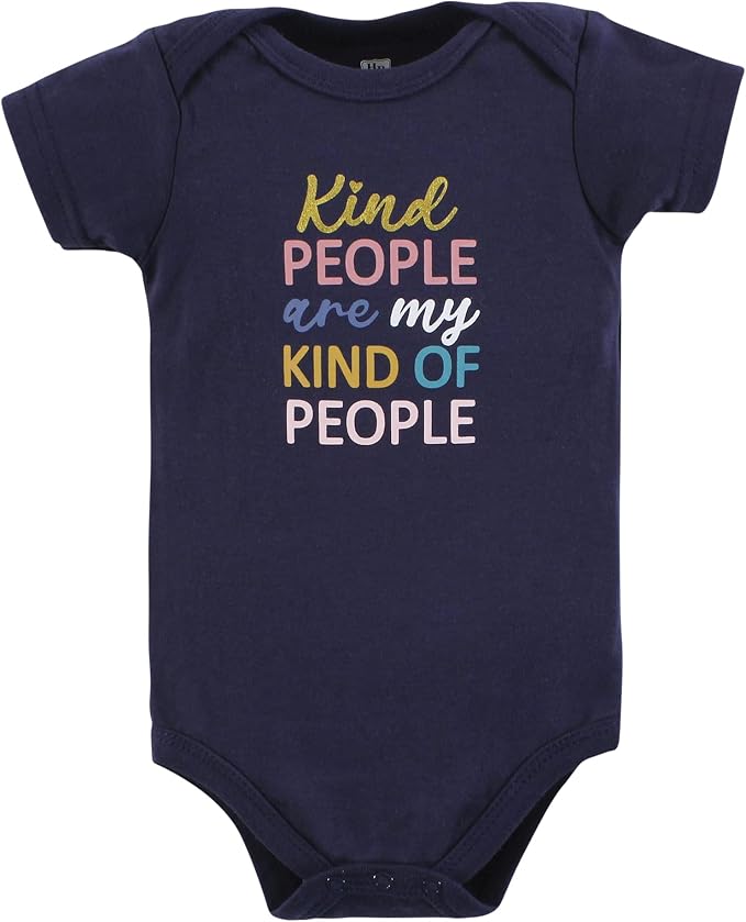 Hudson Baby Baby Girls' Cotton Bodysuits 7-pack - Image 5