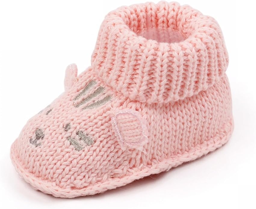 Infant Baby Boys Girls Knitted Booties Soft Cute First Walking Socks Shoes | - Image 7