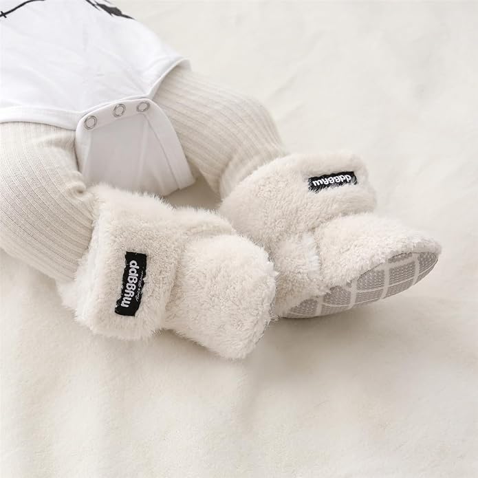 Ohwawadi Infant Baby Slippers Girls Boys Booties Warm Baby Socks Shoes Newborn - Image 3