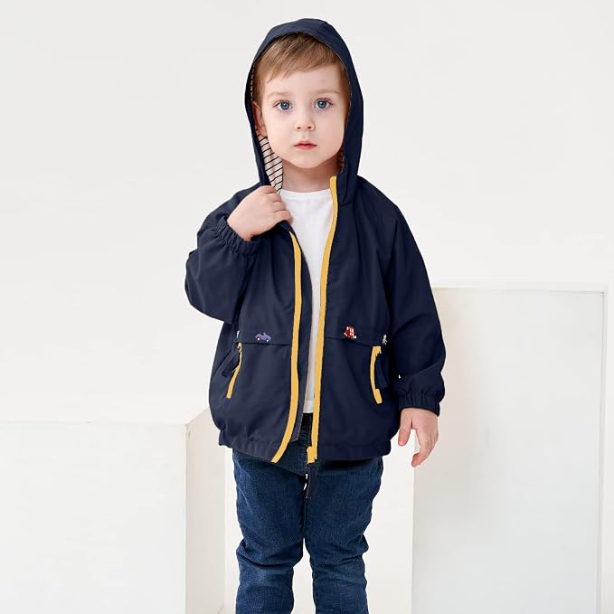 Volunboy Toddler Boys Spring Windbreaker Lightweight Jacket | baby boy - Image 6