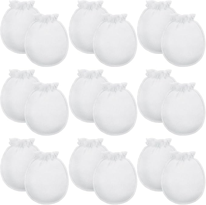 Syhood 9 Pairs Newborn Infant Mittens 0-6 Months by Syhood