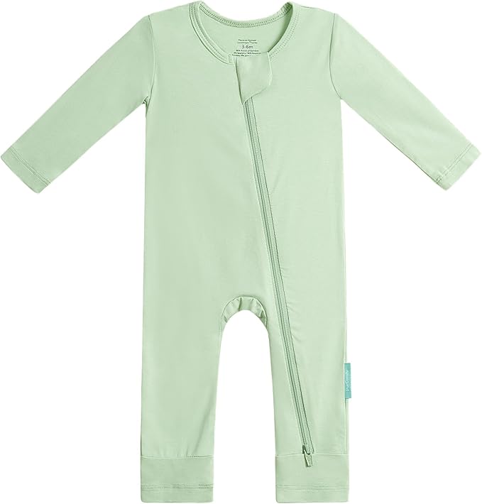PurComfy Bamboo Viscose Baby Romper, Long Sleeve Pajmas by PurComfy