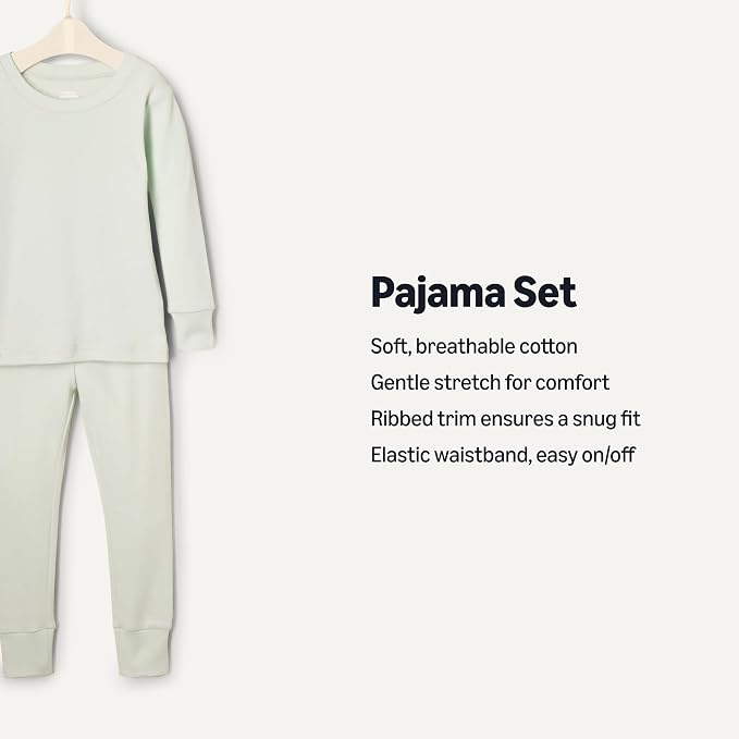 Amazon Essentials x Sofia Grainge Unisex Babies' Snug-Fit Cotton Footed Pajamas - Image 2