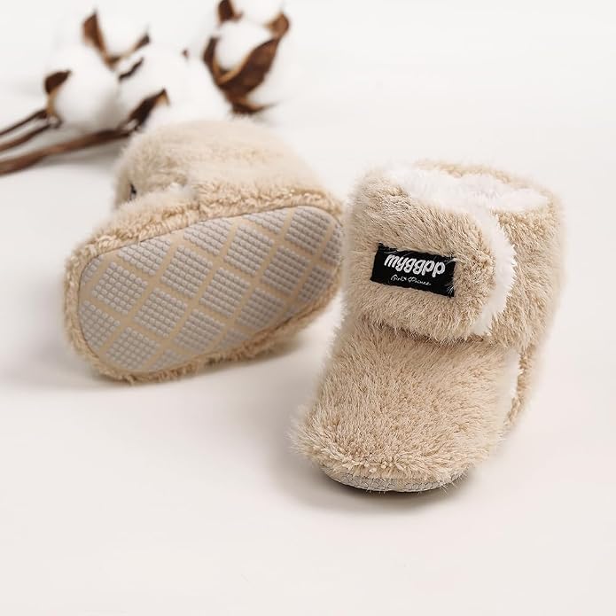 Ohwawadi Infant Baby Slippers Girls Boys Booties Warm Baby Socks Shoes Newborn - Image 5