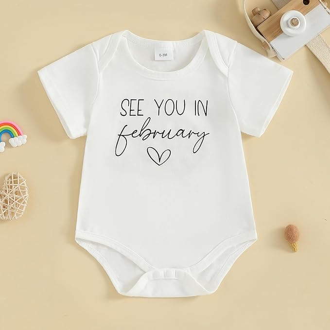 woshilaocai Baby Announcement Bodysuit Pregnancy Reveal - Image 2