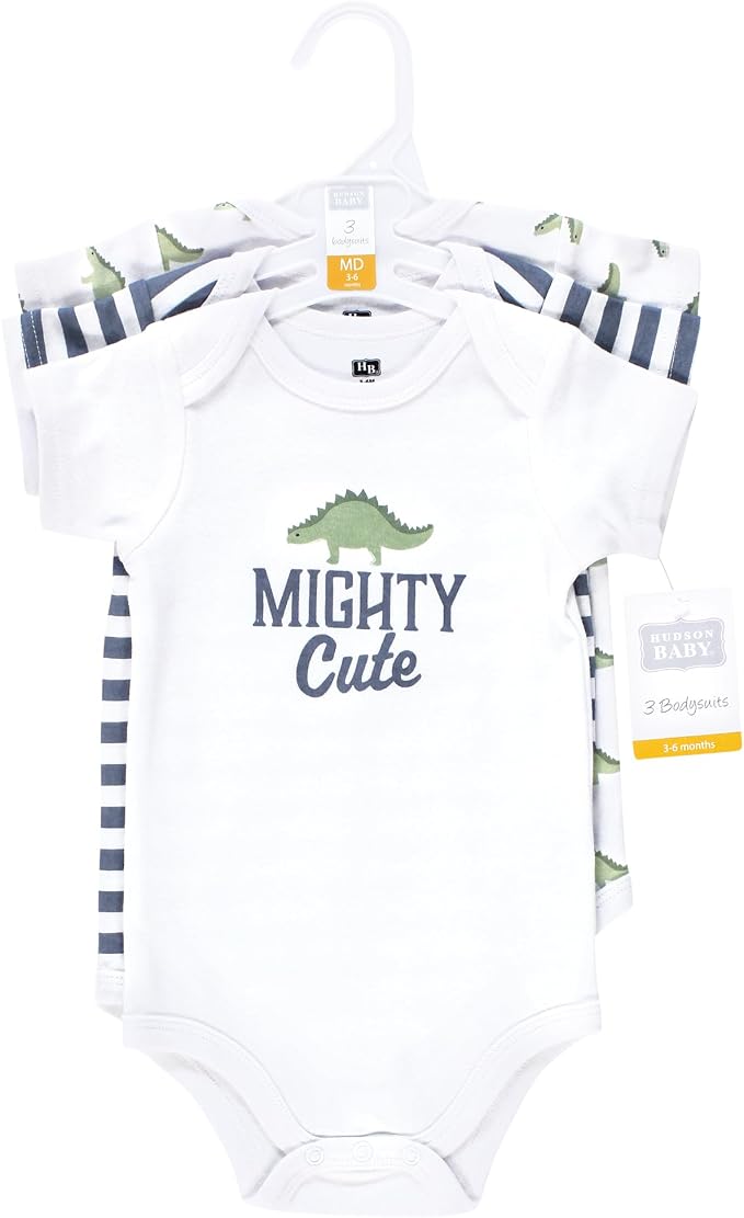 Hudson Baby Unisex Baby Cotton Bodysuits - Image 2