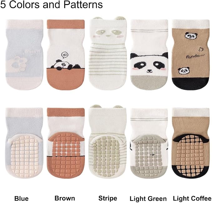 Exegawe Toddler Non Slip Socks, Cute Baby Socks - Image 4