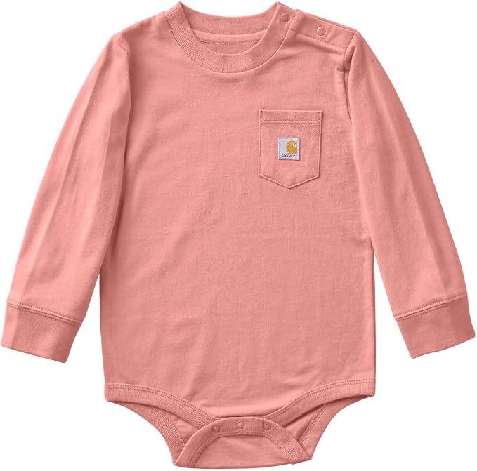 Carhartt Long-Sleeve Pocket Bodysuit | 100% Cotton | Made From Breathable by Carhartt
