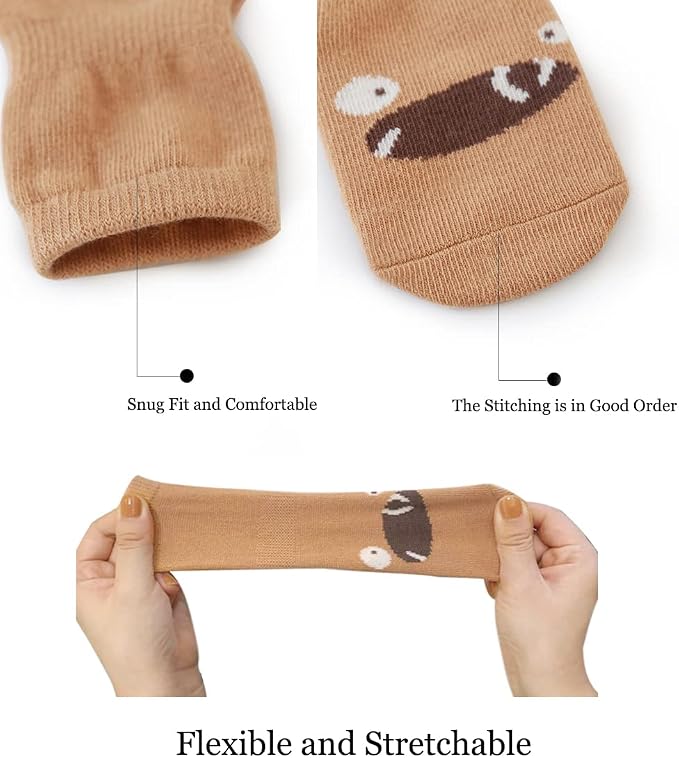 Exegawe Toddler Non Slip Socks, Cute Baby Socks - Image 6
