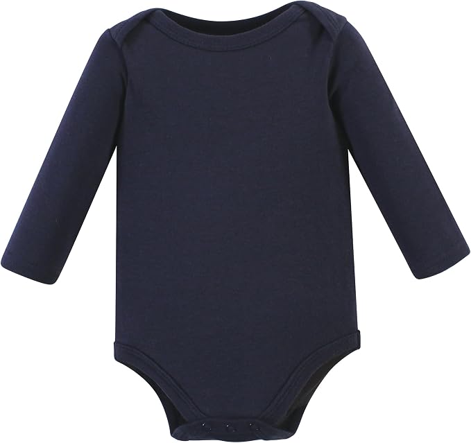 Hudson Baby baby-boys Cotton Long-sleeve Bodysuits 5-pack - Image 7