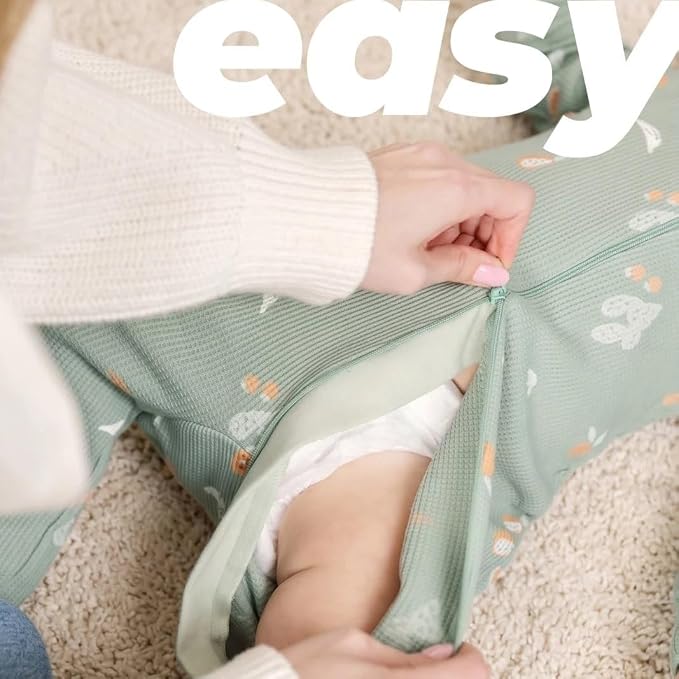 Gerber Baby 2-pack 2-way Zip Thermal Footed Sleep 'N Play - Image 4
