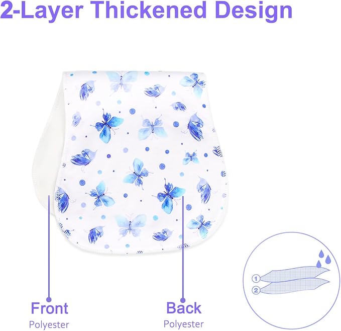 10-Pack Burp Cloths for Baby Boys and Girls - Image 5