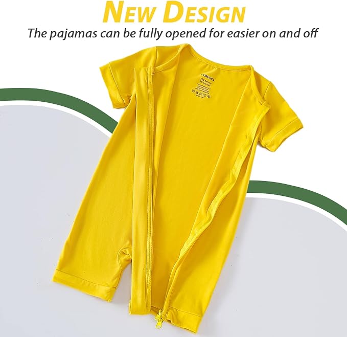 OPAWO Bamboo Sleepers for Baby Boy Pajamas Bamboo Pajamas Baby Romper 0-24M | 2 - Image 7