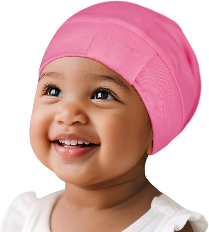 Fittia Baby Bonnet for 0-6 Months, Silky Satin Bonnet for Sleeping, Smooth for by FITTIA