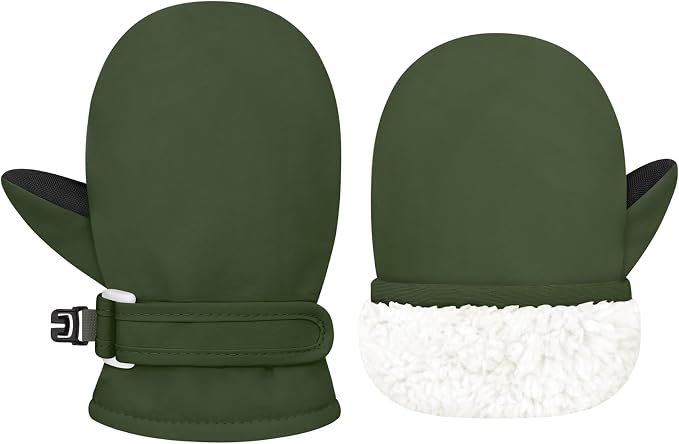 Olreco Baby Toddler Mittens Waterproof Infant Baby Winter Mittens Toddler Snow by Olreco