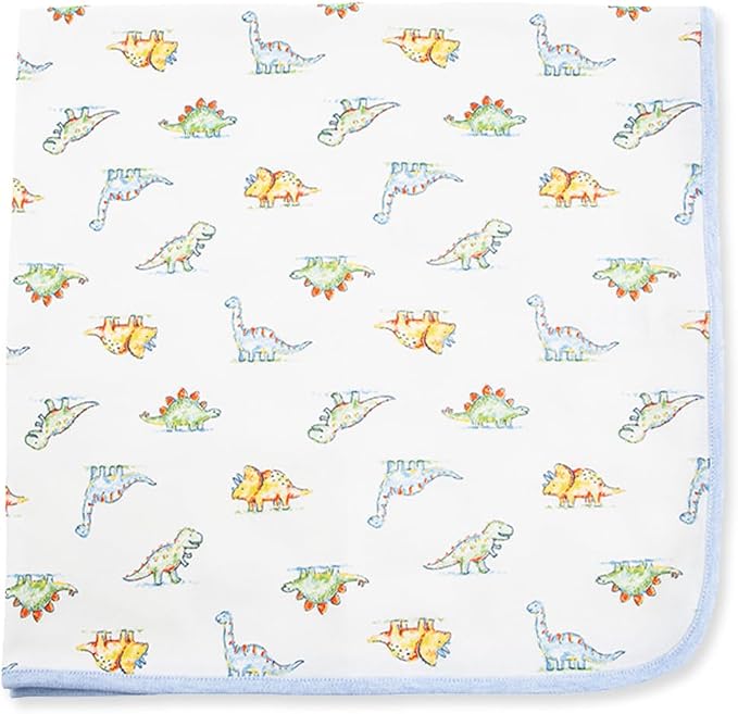 Little Me Blankets for Baby Boys' Dinomite Dinosaurs Swaddling Receiving Blanket - Image 4