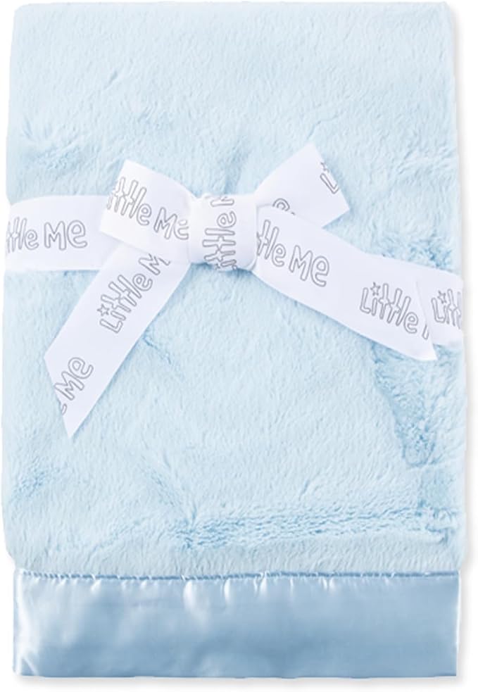 Little Me Blankets for Baby, Plush Swaddling Receiving Blanket, 30 x 27 Inches by LittleMeChildrensApparel