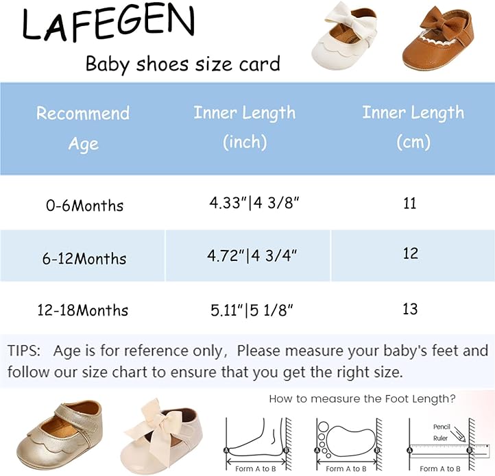 LAFEGEN Baby Girls Mary Jane Flats - Image 5