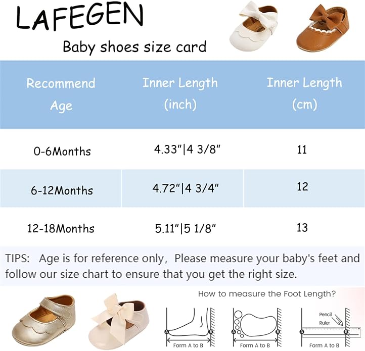 LAFEGEN Baby Girls Mary Jane Flats - Image 4