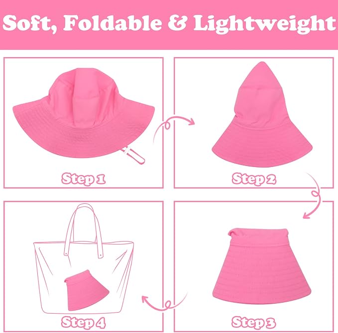 Sarfel Baby Sun Hat Summer Baby Boy Hats UPF 50+ Sun Protection Toddler Hat - Image 6