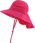 Baby Sun Hat with Neck Flap UPF 50+ by MACOWCF