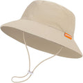Baby Sun Hat Kids Summer Sun Protection Toddler Bucket Hat Wide Brim Adjustable by HONGTEYA