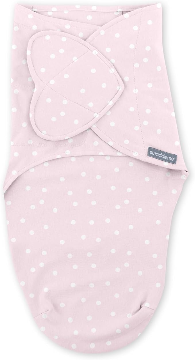 SwaddleMe by Ingenuity Monogram Collection Baby Swaddle, 100% Cotton, Improves - Image 15