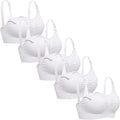 Lataly Womens Seamless Nursing Bra Sleeping Maternity Bralette for Breastfeeding Pack of 3