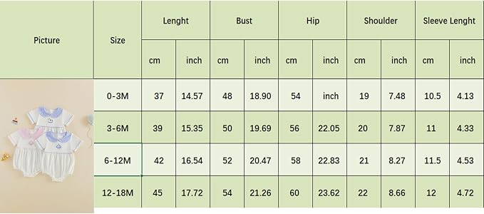 Baby Boy Girl Bubble Romper Short Sleeve Collar Summer Bodysuit - Image 7