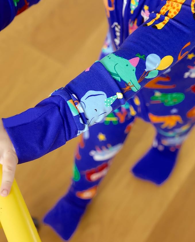babee Reshinee Bamboo Viscose Baby Footie Pajama, Zipper Sleeper Boys Girls - Image 7