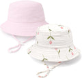 Baby Sun Hat Infant Toddler Summer Cotton Yarn Bucket Hat by DANMY