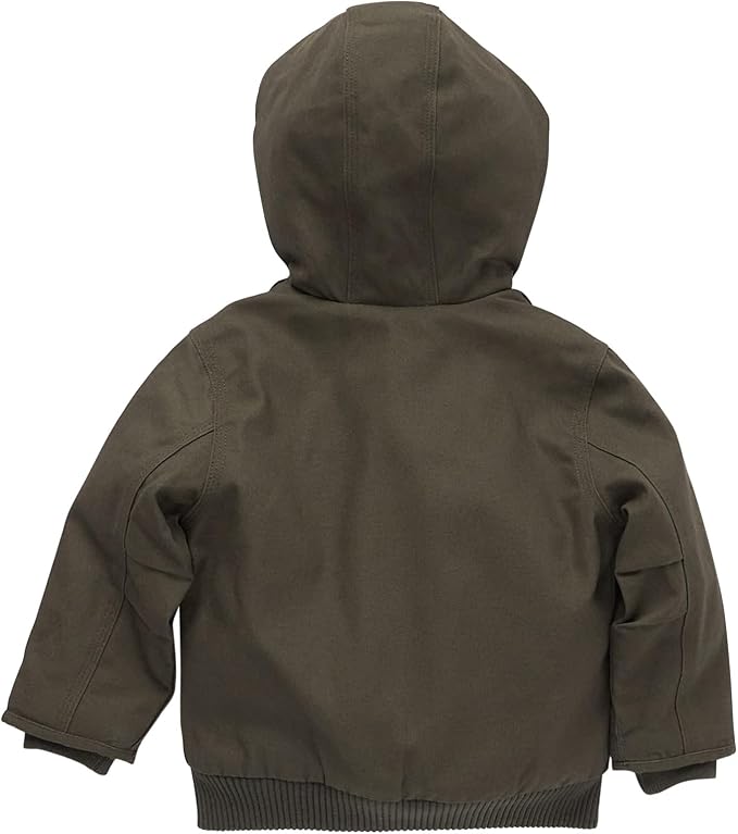 Carhartt Baby Boys Hooded Jacket | Polyester Blend | Quilted Polyester Brushed - Image 2