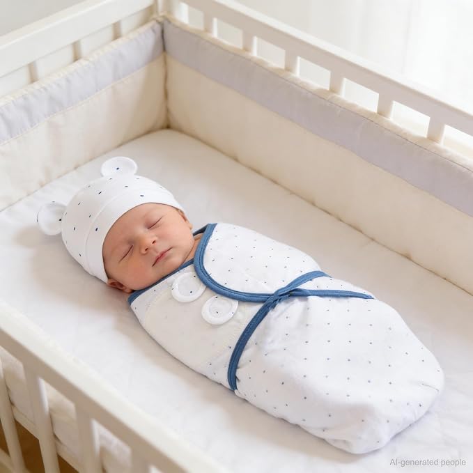 Unisex 3-Pack Baby Swaddles for Newborns - Image 3