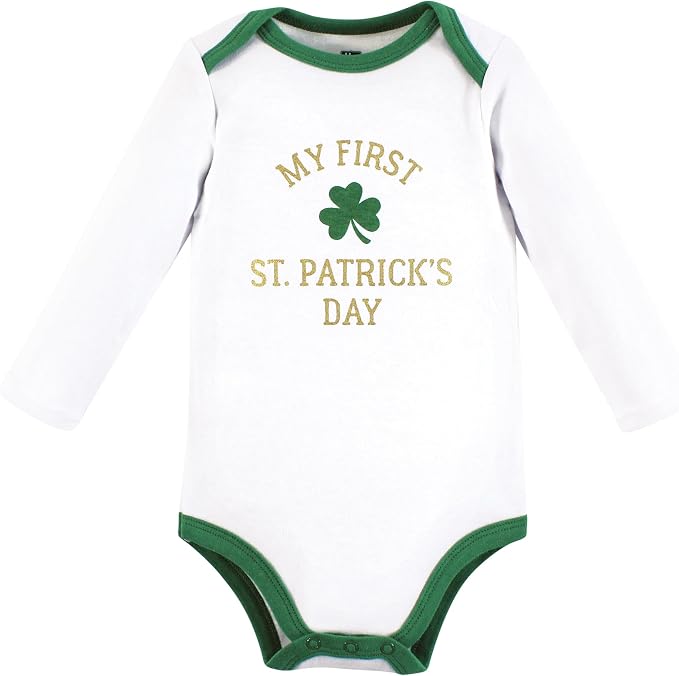 Hudson Baby baby-boys Cotton Long-sleeve Bodysuits 3-pack - Image 4