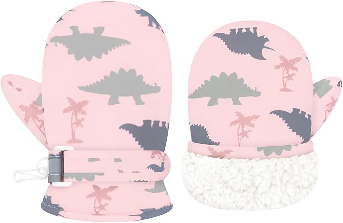 Olreco Baby Toddler Mittens Waterproof Infant Baby Winter Mittens Toddler Snow by Olreco