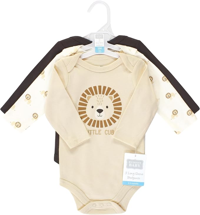 Hudson Baby Unisex Baby Cotton Bodysuits - Image 2