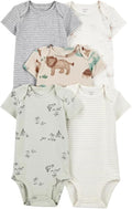 Carter's Baby Boys 5-Pack Original Short Sleeve Bodysuits by Carters