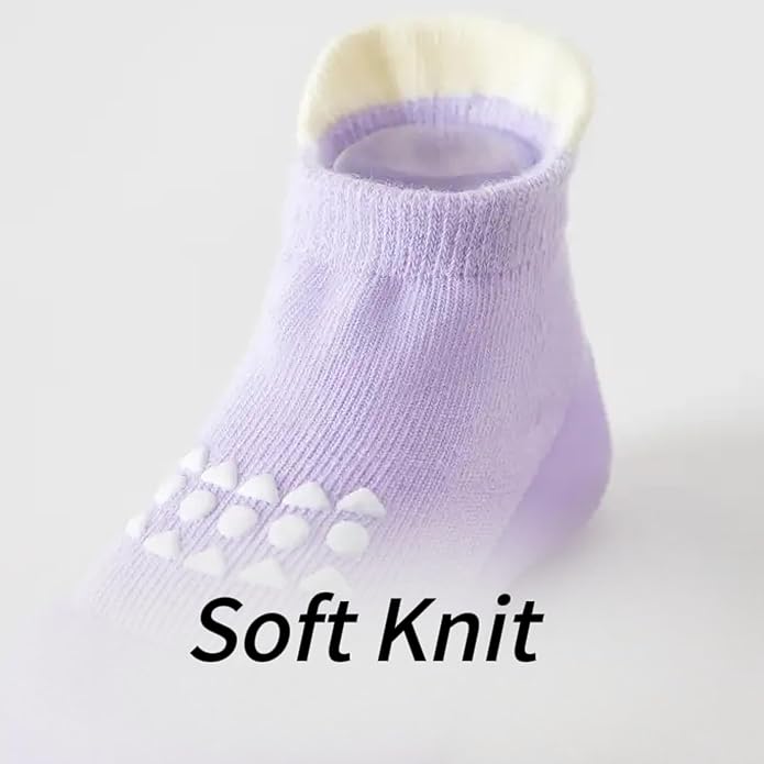 Baby Sock Shoes Toddler Walking Shoes Infant Slippers | Soft Rubber Sole - Image 3