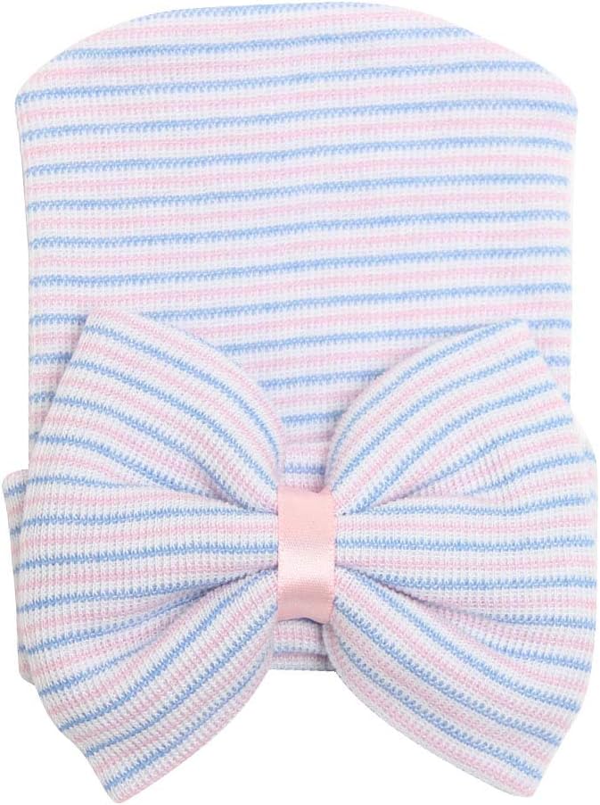 Sarfel Newborn Hats for Girls Hospital Hat Baby Girl Bows and Headbands Infant by Sarfel