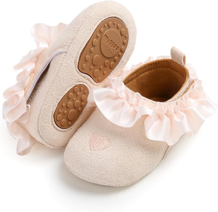 Ohwawadi Infant Baby Boys Girls Slippers Cozy Fleece Booties Soft Bottom Warm - Image 4