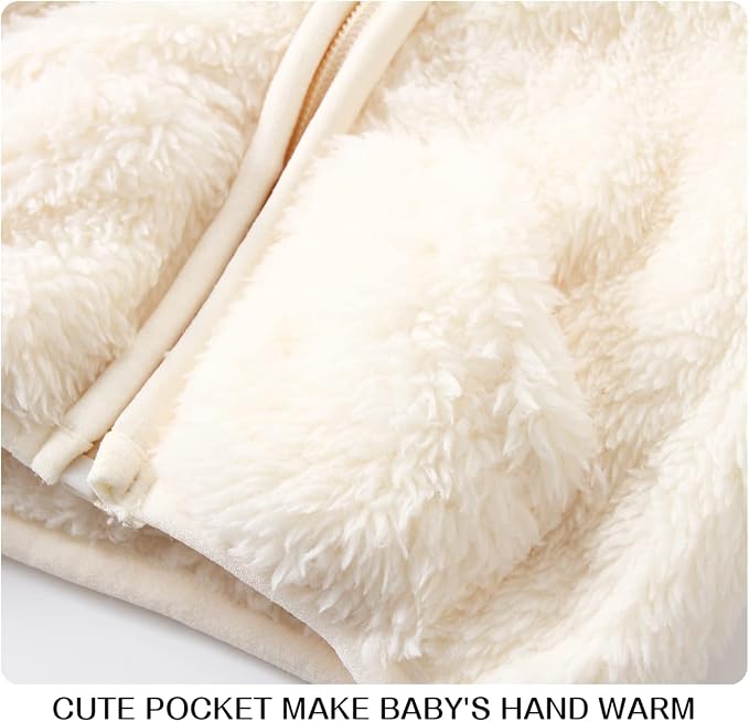 Baby Boy Fleece Jacket Girl Winer Clothes Coat - Image 5
