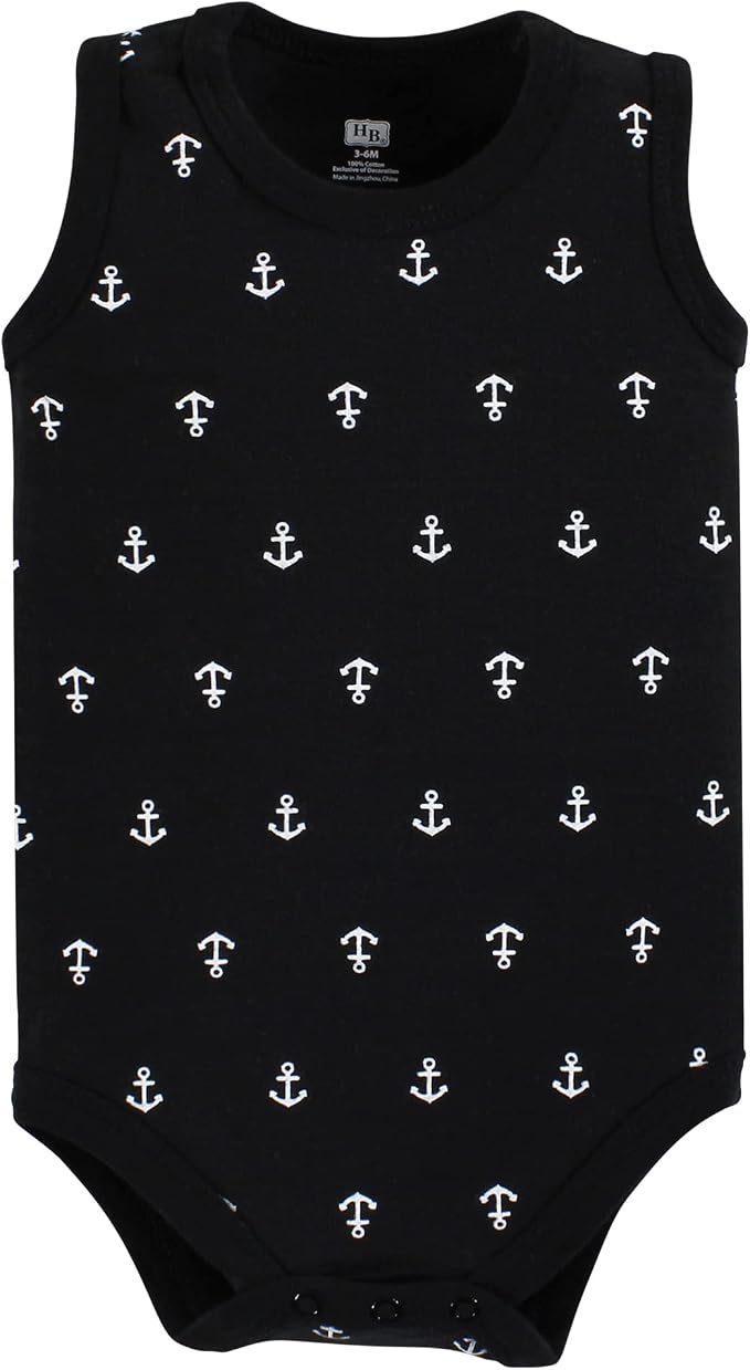 Hudson Baby Unisex Baby Cotton Sleeveless Bodysuits - Image 6