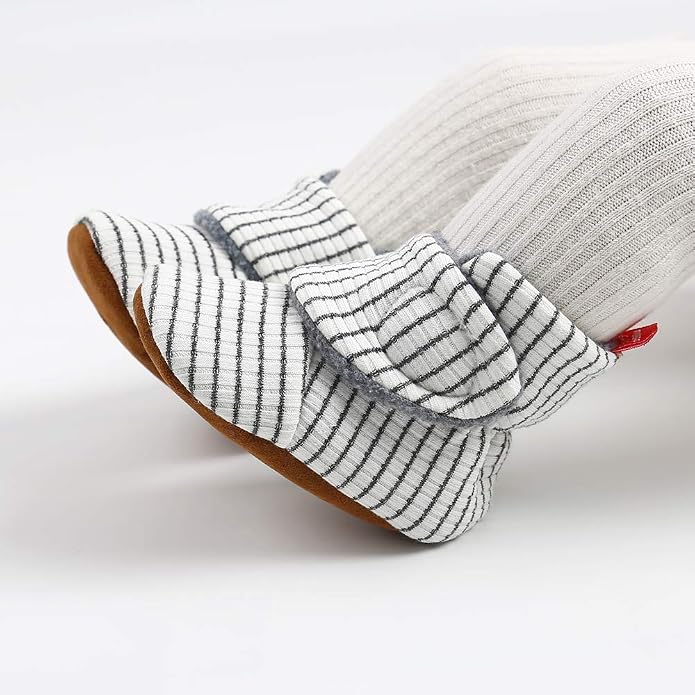 Ohwawadi Infant Baby Slippers Girls Boys Booties Warm Baby Socks Shoes Newborn - Image 4