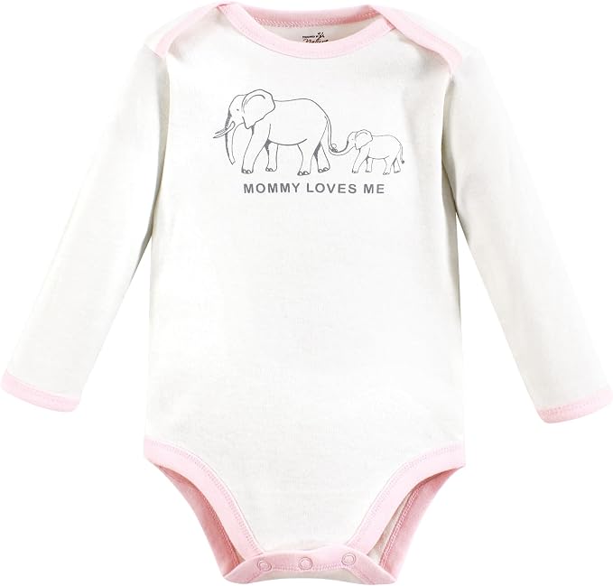 Touched by Nature Unisex Baby Organic Cotton Long-Sleeve Bodysuits - Image 5