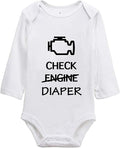 Check Engine Diaper Bodysuit by Unknown