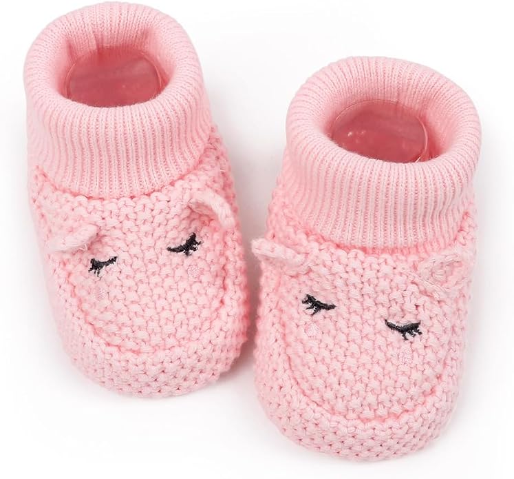 Newborn Baby Boys Girls Cozy Warm Booties Infant Cute Cartoon Knit Soft Socks - Image 5