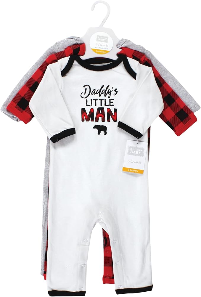 Hudson Baby unisex-child Cotton Coveralls - Image 2