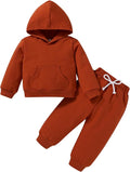 Happy Town Baby Fall Outfits for Girl Boy Long Sleeve Hoodie Top and Long by HappyTown