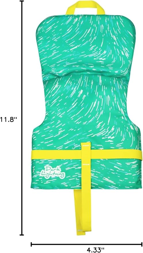 Dark Lightning USCG Approved Infant Life Jacket 0-30 lbs, Toddler Swim Vest and - Image 8