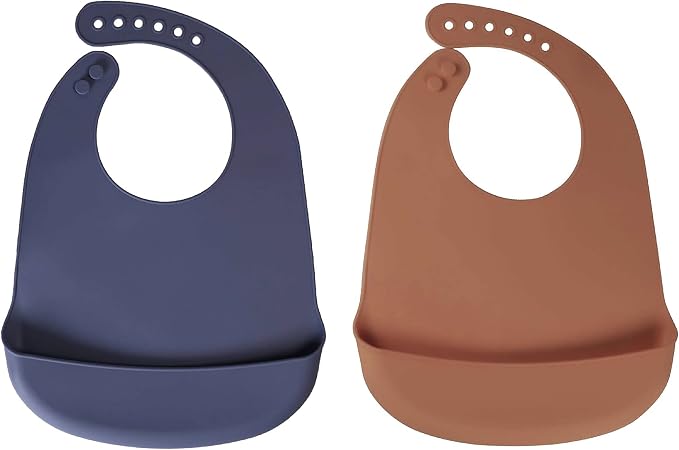 Silicone Bibs For Babies- BPA-Free Waterproof Bib by BabyPick